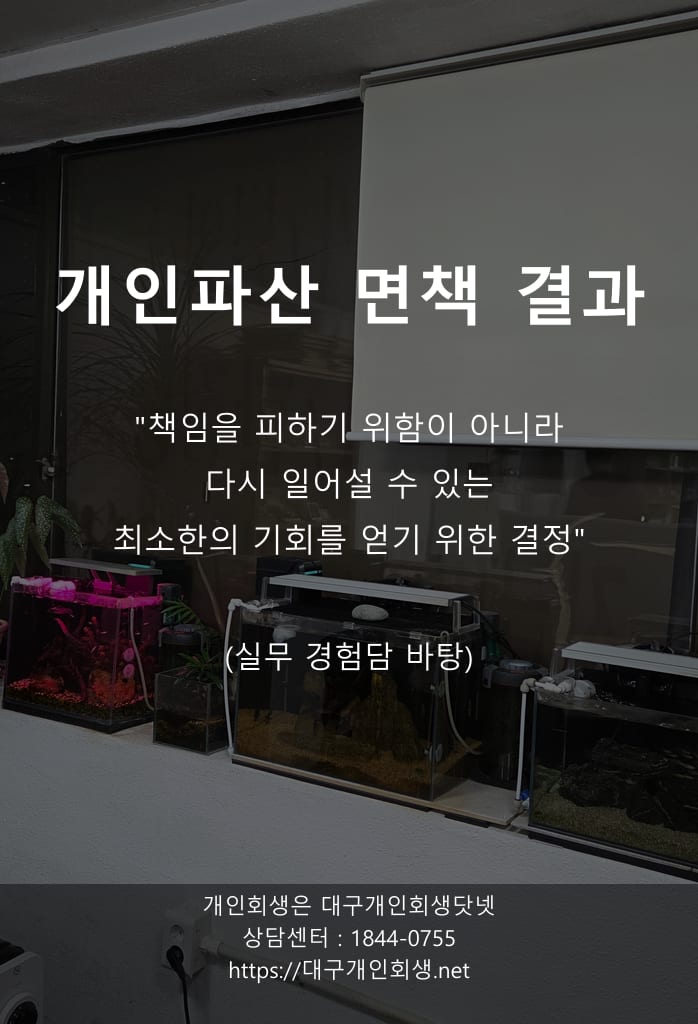 법인 부도로 떠안은 개인 연대채무 2억 6천만 원, 50대 전 법인 대표의 면책 기록