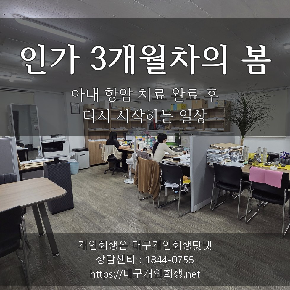 인가 3개월차의 봄 — 아내 항암 치료 완료 후 다시 시작하는 일상